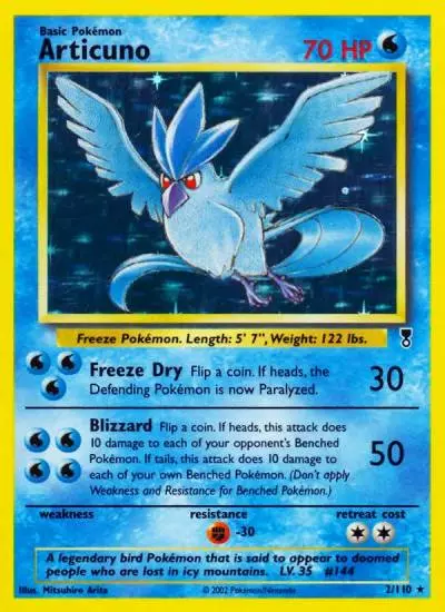 Articuno 2/110 Legendary Collection Pokemon card