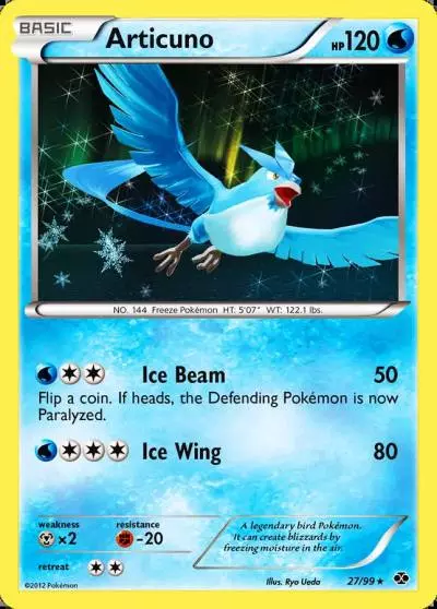 Articuno 27/99 Next Destinies Pokemon card