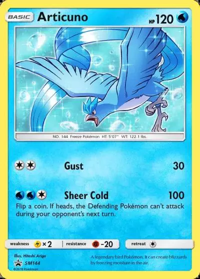 Articuno SM144/248 SM Black Star Promos Pokemon card