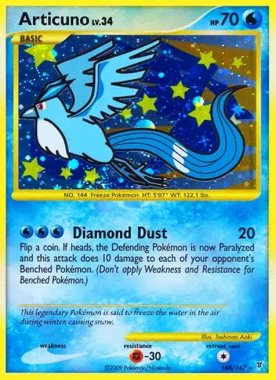Articuno 148/147 Supreme Victors Pokemon card