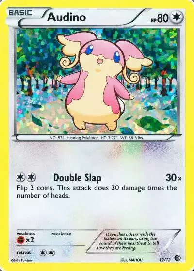 Audino 12/12 McDonald's Collection 2011 Pokemon card
