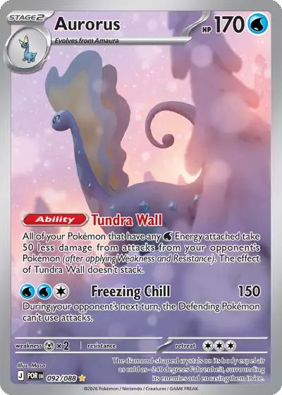 Aurorus 92/88 Perfect Order Pokemon card