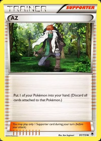AZ 91/119 Phantom Forces Pokemon card