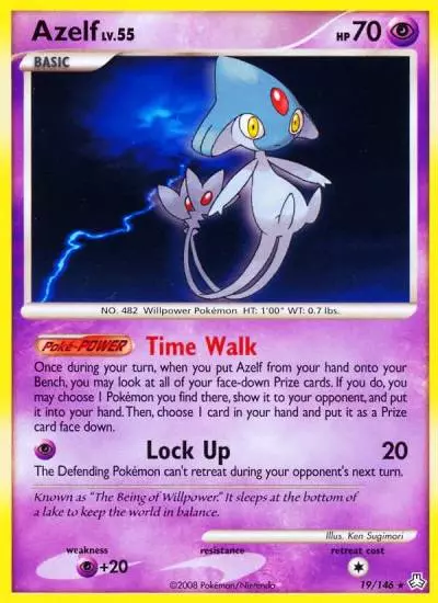 Azelf 19/146 Legends Awakened Pokemon card