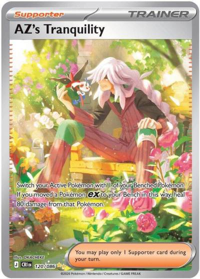 AZ's Tranquility 120/86 Chaos Rising Pokemon card