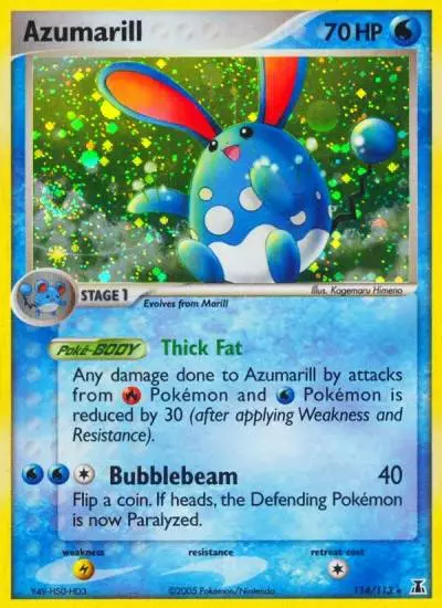 Azumarill 114/113 Delta Species Pokemon card