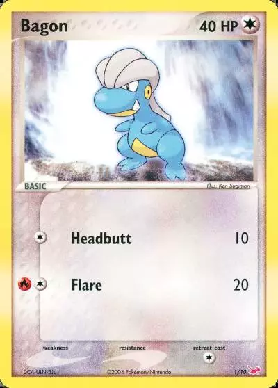 Bagon 1/10 EX Trainer Kit Latias Pokemon card