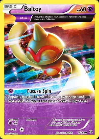 Baltoy 32/98 Ancient Origins Pokemon card