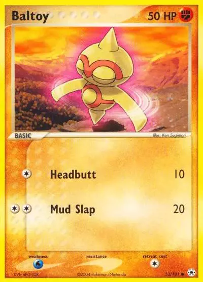 Baltoy 53/101 Hidden Legends Pokemon card
