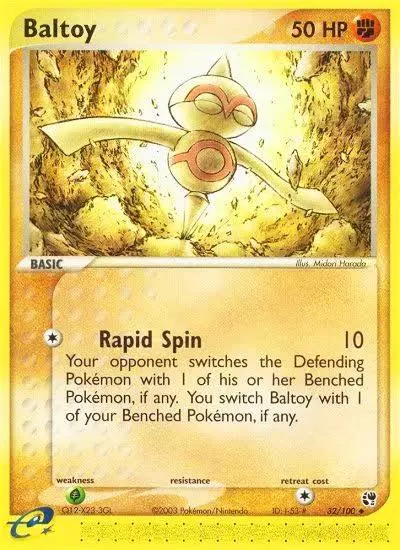 Baltoy 32/100 Sandstorm Pokemon card