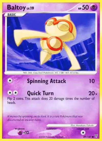 Baltoy 89/147 Supreme Victors Pokemon card