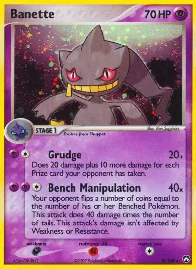 Banette 4/108 Power Keepers Pokemon card