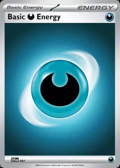 Basic Darkness Energy 7/16 Scarlet & Violet Energies Pokemon card