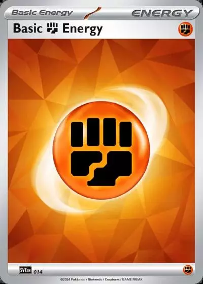 Basic Fighting Energy 14/16 Scarlet & Violet Energies Pokemon card