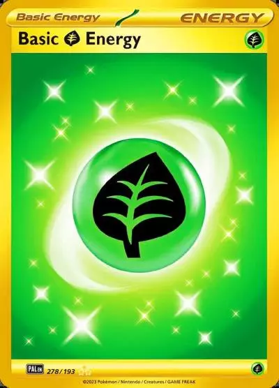 Basic Grass Energy 278/193 Paldea Evolved Pokemon card