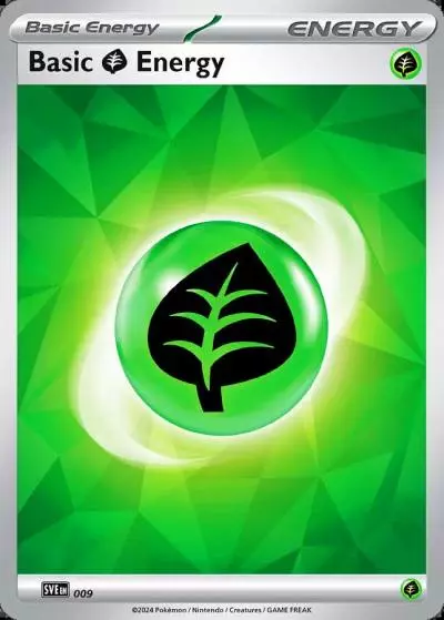 Basic Grass Energy 9/16 Scarlet & Violet Energies Pokemon card