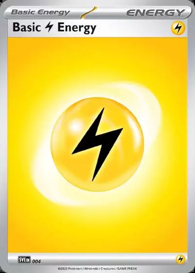 Basic Lightning Energy 4/16 Scarlet & Violet Energies Pokemon card