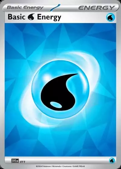 Basic Water Energy 11/16 Scarlet & Violet Energies Pokemon card