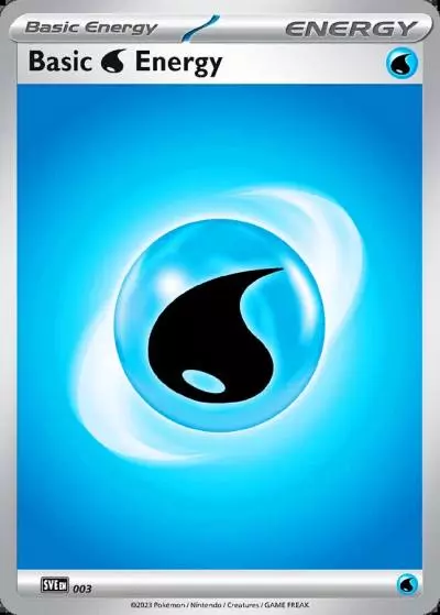 Basic Water Energy 3/16 Scarlet & Violet Energies Pokemon card