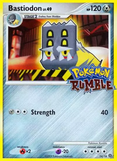 Bastiodon 14/16 Pokémon Rumble Pokemon card