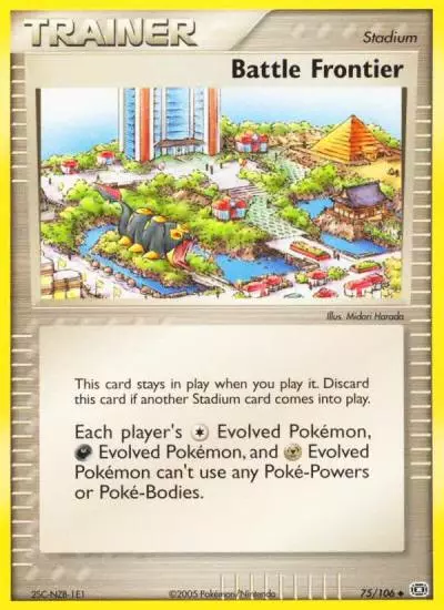 Battle Frontier 75/106 Emerald Pokemon card