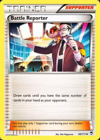 Battle Reporter 88/111 Furious Fists Pokemon card