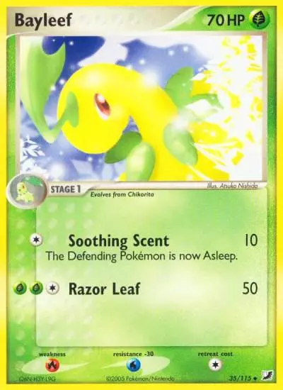 Bayleef 35/115 Unseen Forces Pokemon card