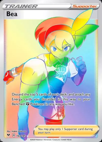 Bea 193/185 Vivid Voltage Pokemon card