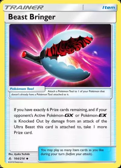 Beast Bringer 164/214 Unbroken Bonds Pokemon card