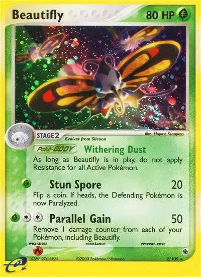 Beautifly 2/109 Ruby & Sapphire Pokemon card