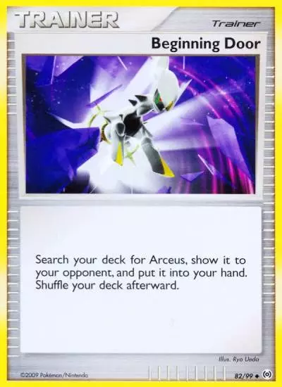 Beginning Door 82/99 Arceus Pokemon card