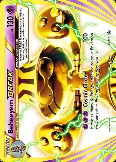 Beheeyem BREAK XY135/211 XY Black Star Promos Pokemon card