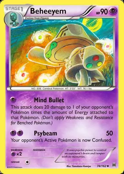 Beheeyem 74/162 BREAKthrough Pokemon card