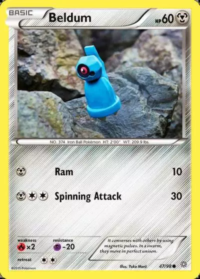 Beldum 47/98 Ancient Origins Pokemon card