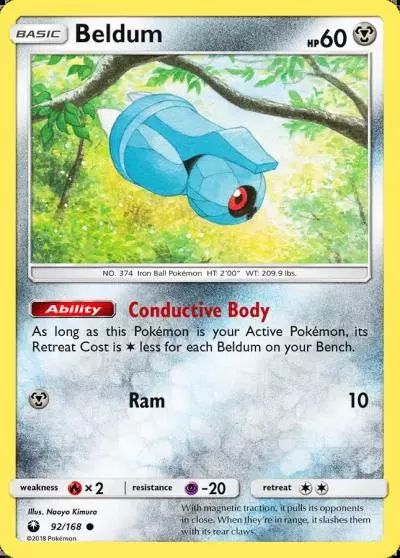 Beldum 92/168 Celestial Storm Pokemon card