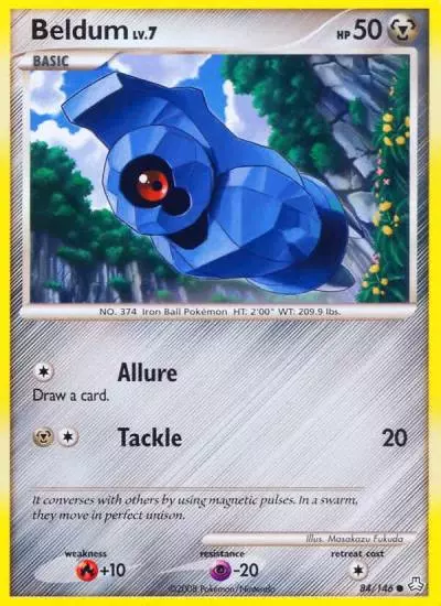 Beldum 84/146 Legends Awakened Pokemon card