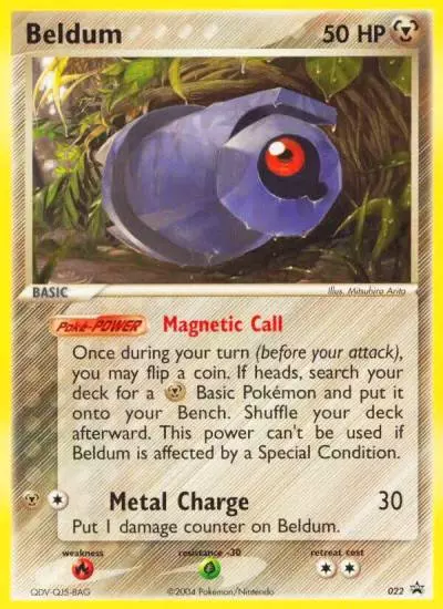 Beldum 22/40 Nintendo Black Star Promos Pokemon card