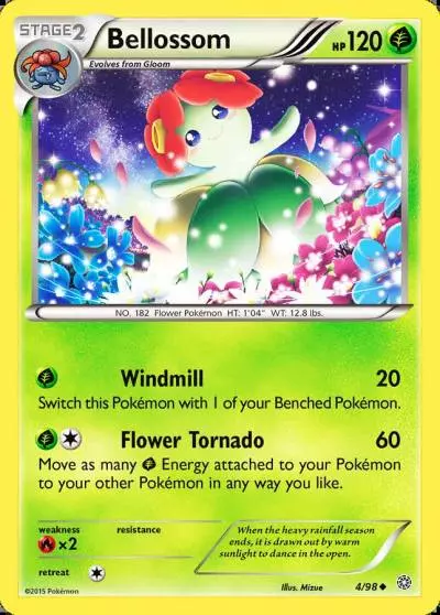 Bellossom 4/98 Ancient Origins Pokemon card