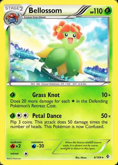 Bellossom 4/149 Boundaries Crossed Pokemon card