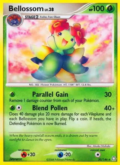 Bellossom 20/146 Legends Awakened Pokemon card