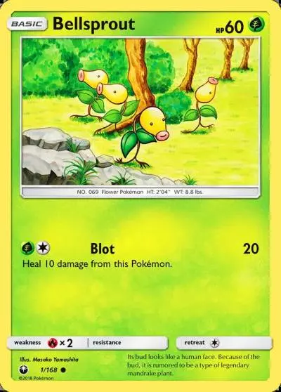 Bellsprout 1/168 Celestial Storm Pokemon card