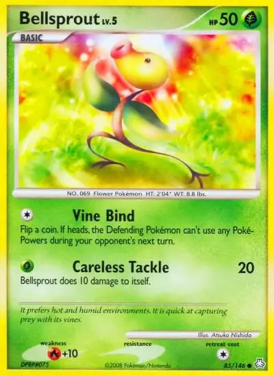 Bellsprout 85/146 Legends Awakened Pokemon card