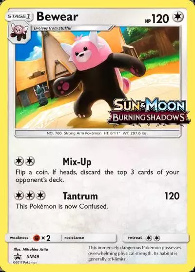Bewear SM49/248 SM Black Star Promos Pokemon card