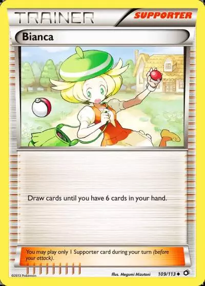 Bianca 109/113 Legendary Treasures Pokemon card
