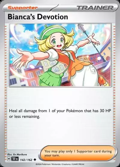 Bianca's Devotion 142/162 Temporal Forces Pokemon card