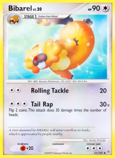 Bibarel 51/147 Supreme Victors Pokemon card