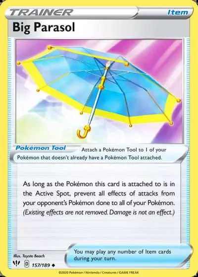 Big Parasol 157/189 Darkness Ablaze Pokemon card