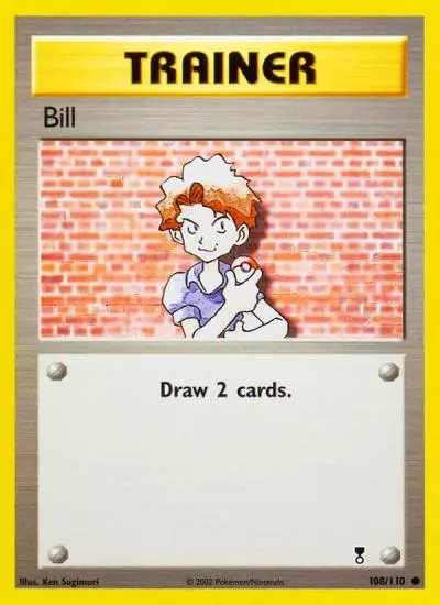 Bill 108/110 Legendary Collection Pokemon card