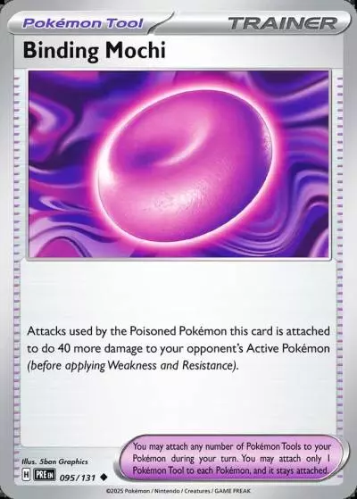 Binding Mochi 95/131 Prismatic Evolutions Pokemon card