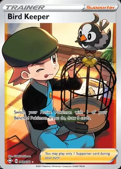 Bird Keeper 66/72 Shining Fates Pokemon card